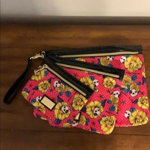 Betsy Johnson set of 3 makeup bags